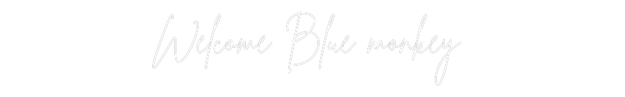 Neon LED PREMIUM Personalizado Welcome Blue ...