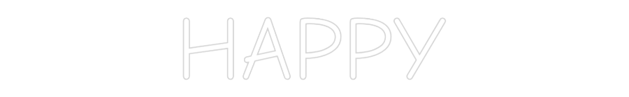 Neon LED PREMIUM Personalizado HAPPY