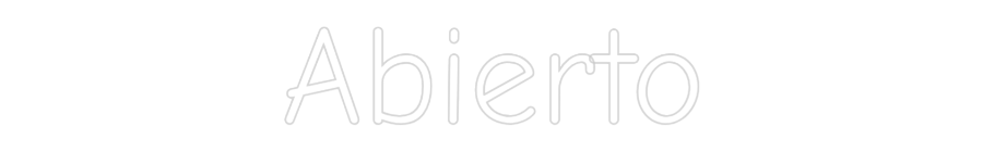 Neon LED PREMIUM Personalizado Abierto