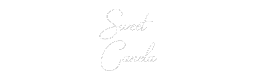 Neon LED PREMIUM Personalizado Sweet
Canela