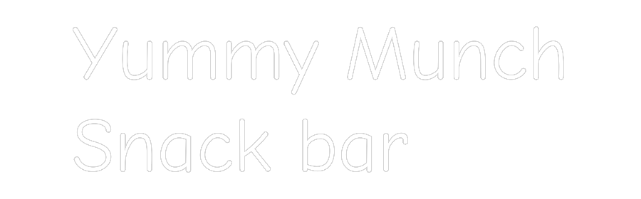 Neon LED PREMIUM Personalizado Yummy Munch
...