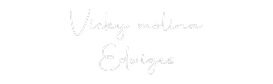 Neon LED PREMIUM Personalizado Vicky molina
...