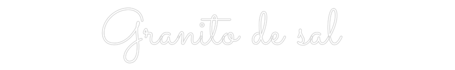 Neon LED PREMIUM Personalizado Granito de sal