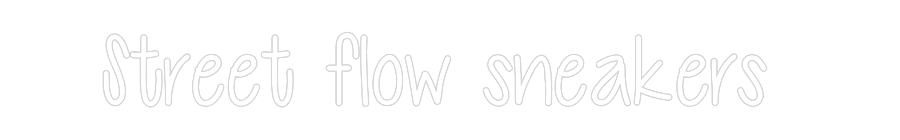 Neon LED PREMIUM Personalizado Street flow s...