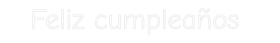 Neon LED PREMIUM Personalizado Feliz cumplea...