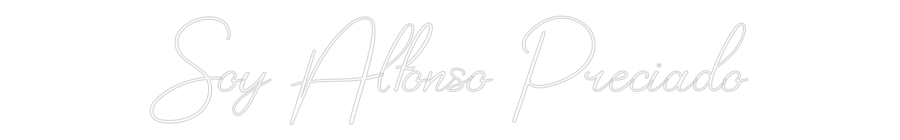 Neon LED PREMIUM Personalizado Soy Alfonso P...