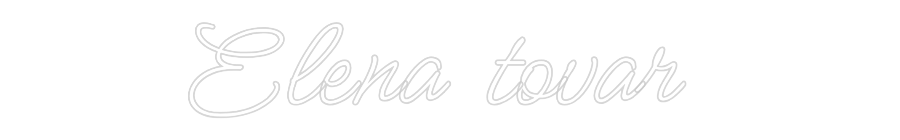 Neon LED PREMIUM Personalizado Elena tovar