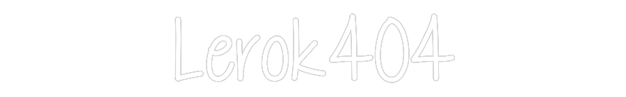 Neon LED PREMIUM Personalizado Lerok404