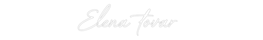Neon LED PREMIUM Personalizado Elena tovar