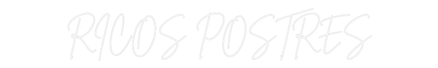 Neon LED PREMIUM Personalizado RICOS POSTRES