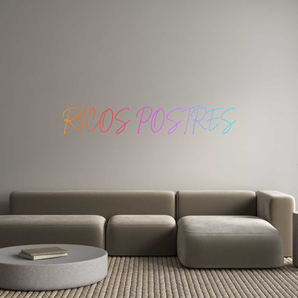Neon LED PREMIUM Personalizado RICOS POSTRES