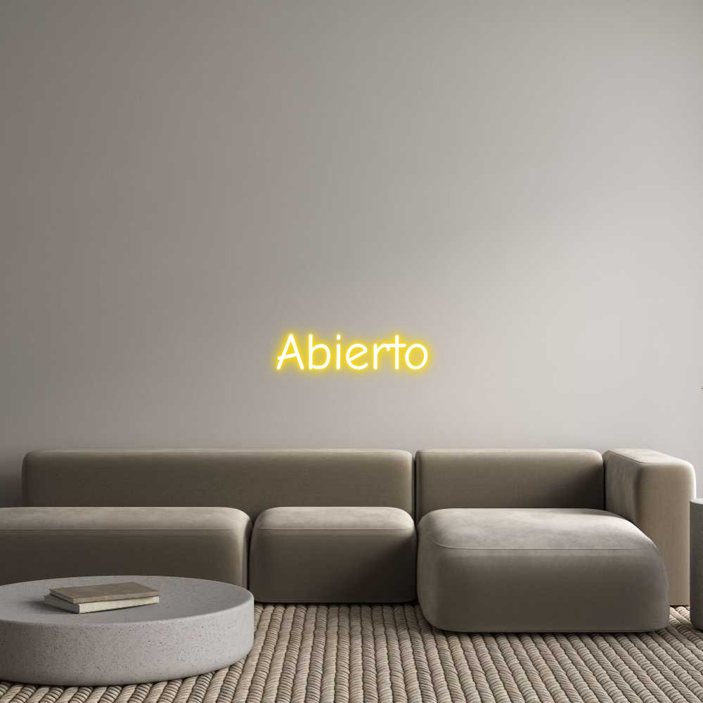 Neon LED PREMIUM Personalizado Abierto