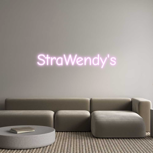 Neon LED PREMIUM Personalizado StraWendy's
