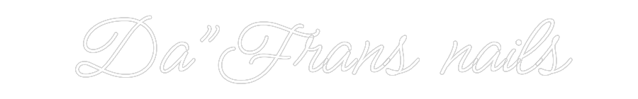 Neon LED PREMIUM Personalizado Da”Frans nails