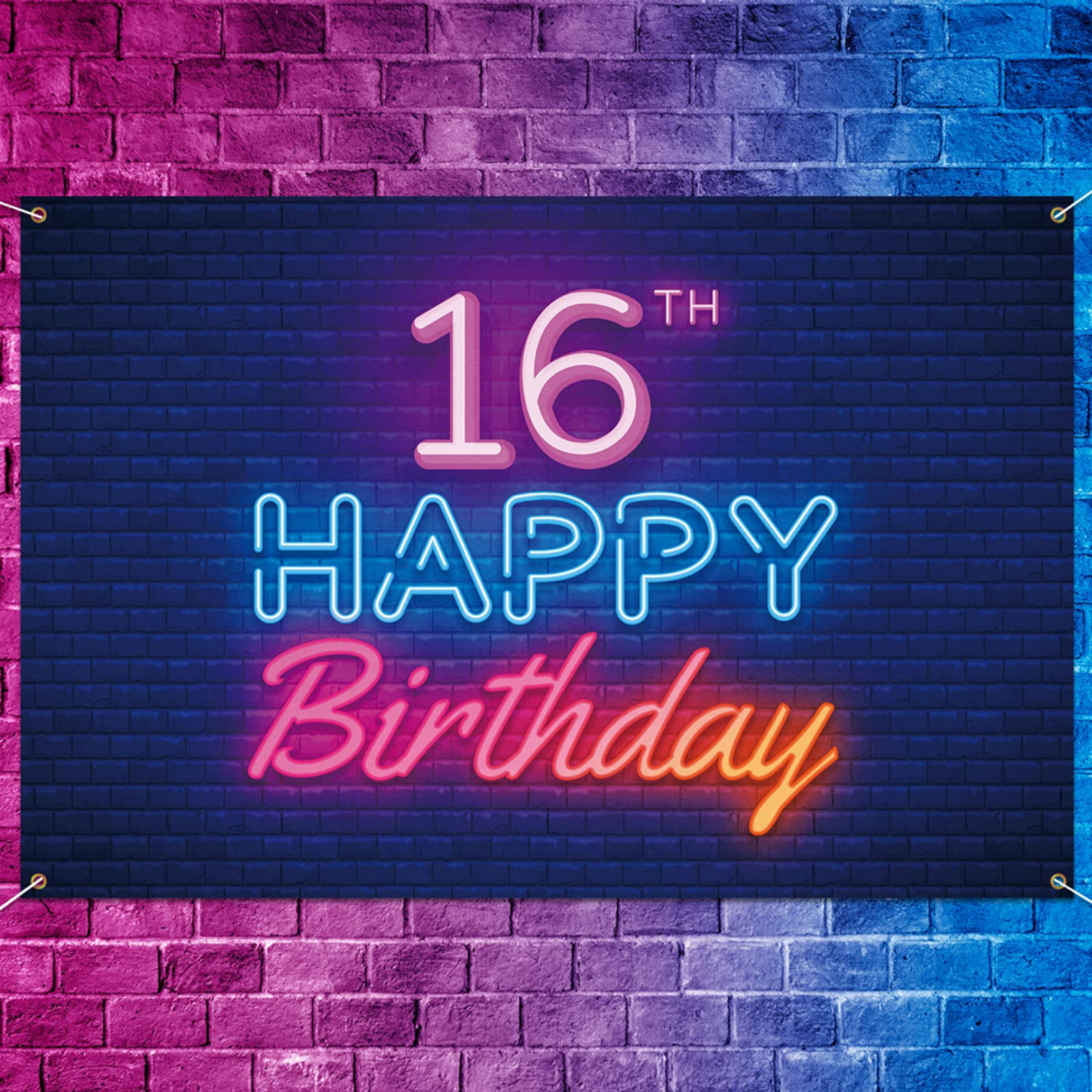 DXF/SVG/PDF - 16th Happy Birthday