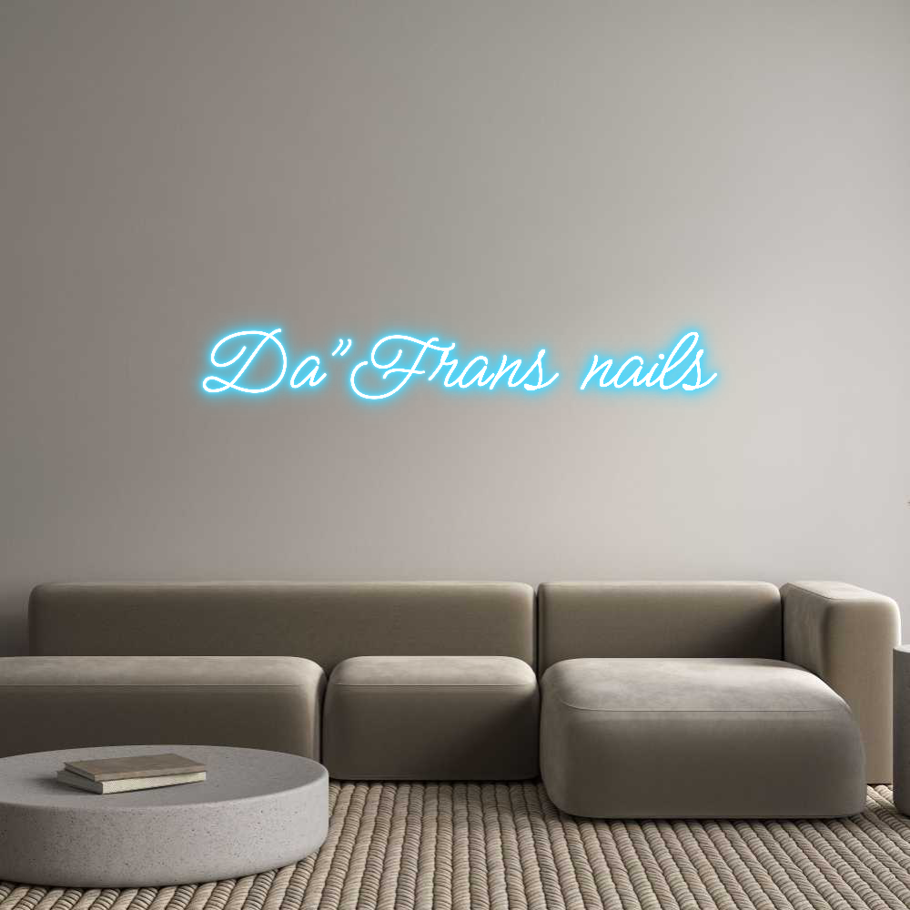 Neon LED PREMIUM Personalizado Da”Frans nails