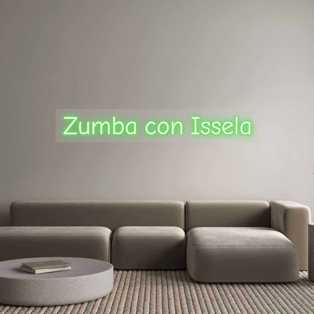 Neon LED PREMIUM Personalizado Zumba con Iss...