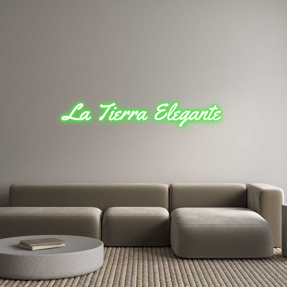 Neon LED PREMIUM Personalizado La Tierra Ele...
