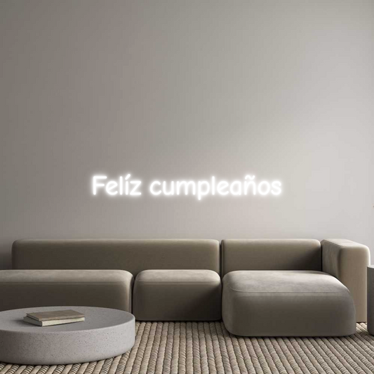 Neon LED PREMIUM Personalizado Felíz cumplea...
