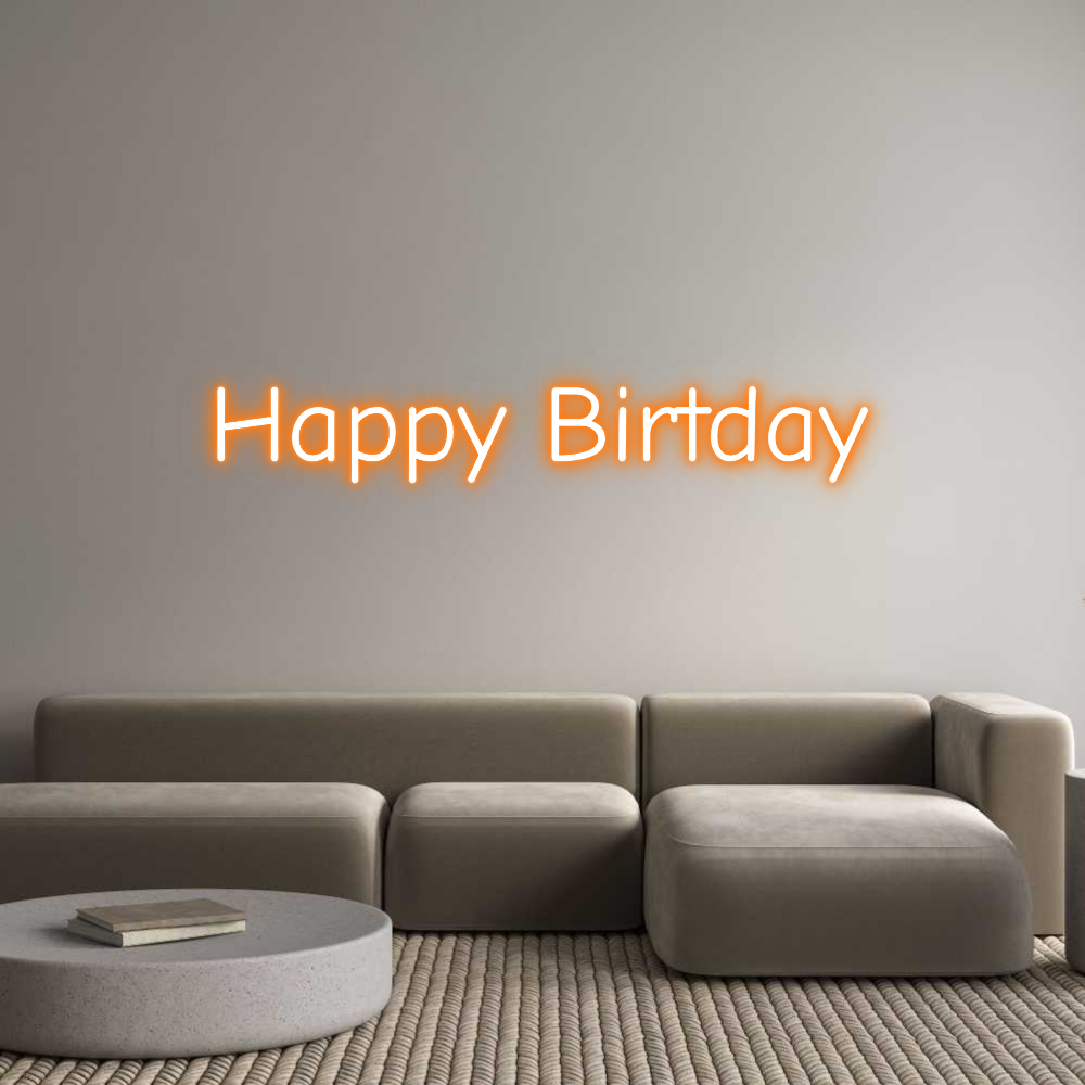 Neon LED PREMIUM Personalizado Happy Birtday