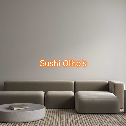 Neon LED PREMIUM Personalizado Sushi Otho's