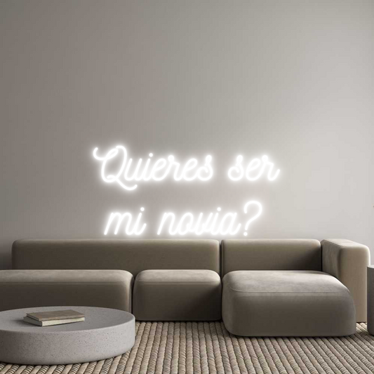 Neon LED PREMIUM Personalizado Quieres ser
...