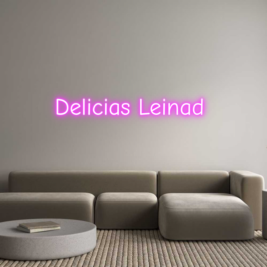 Neon LED PREMIUM Personalizado Delicias Lein...