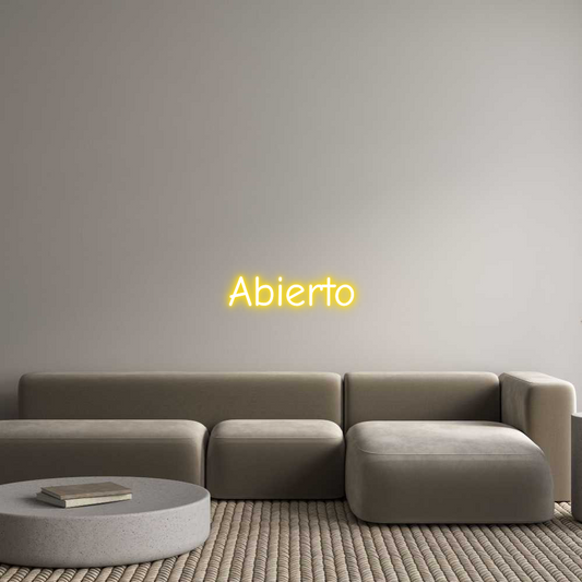 Neon LED PREMIUM Personalizado Abierto
